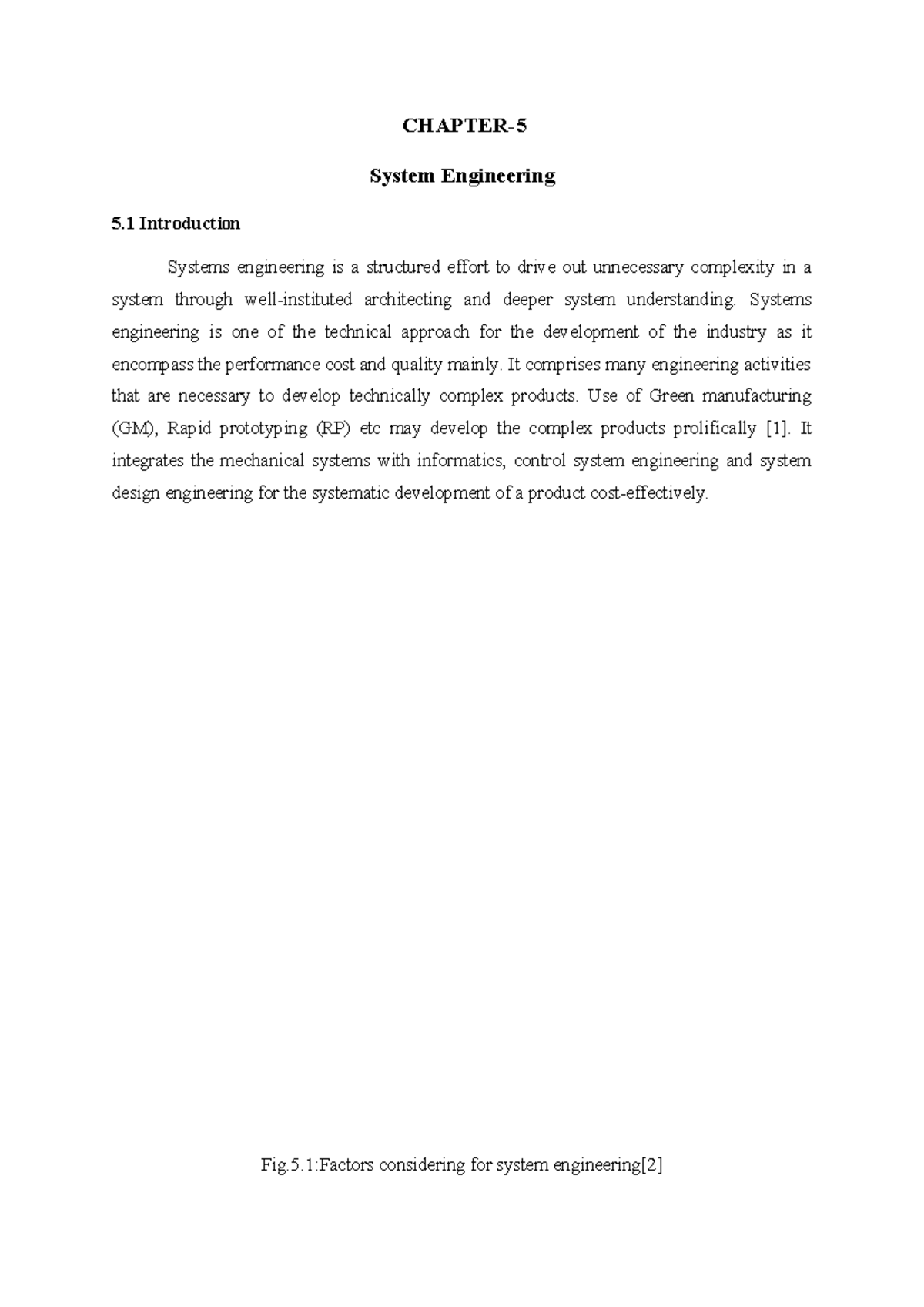 System Engineering Case Study: Green Manufacturing in Foundries (ENGR 7 ...