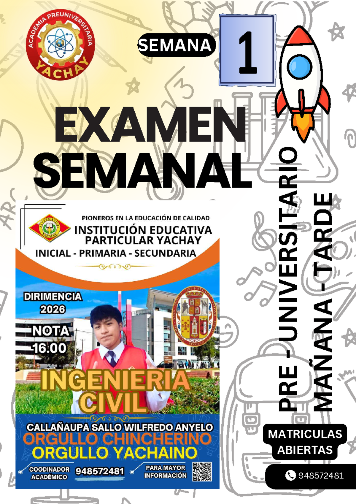 Examen Final SEMANA 1 - IEP YACHAY: Competencia Comunicativa - Studocu