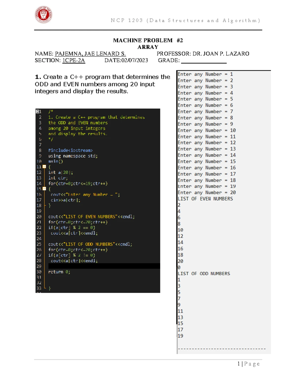 Lab Activity #42: Stack and Queue Implementation in C++ - Studocu