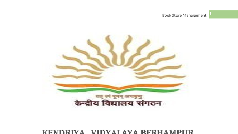 Book Store Management System Project - Class XII - 2023 - Studocu