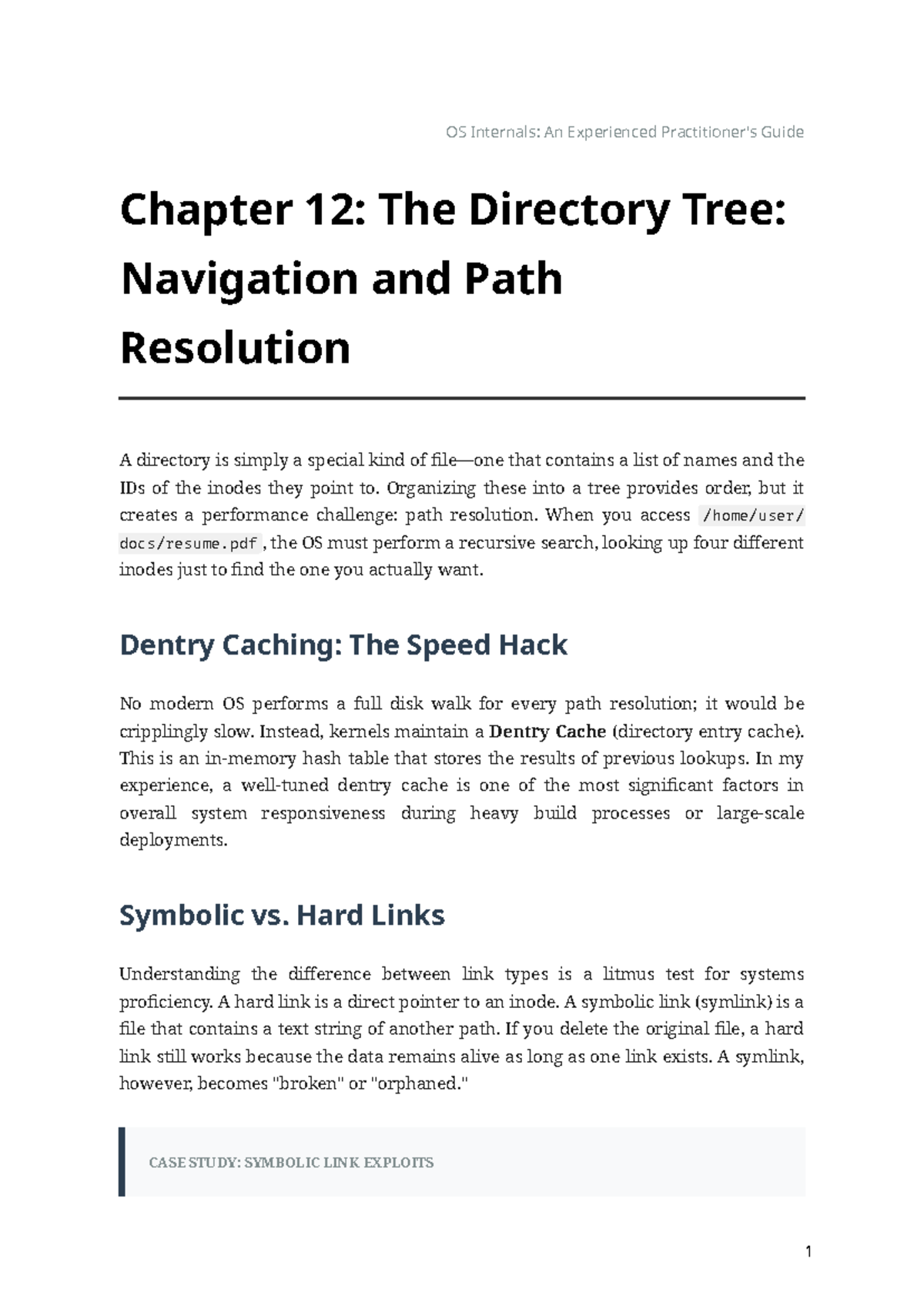 OS Internals (Chapter 12): Directory Tree Navigation & Path Resolution ...