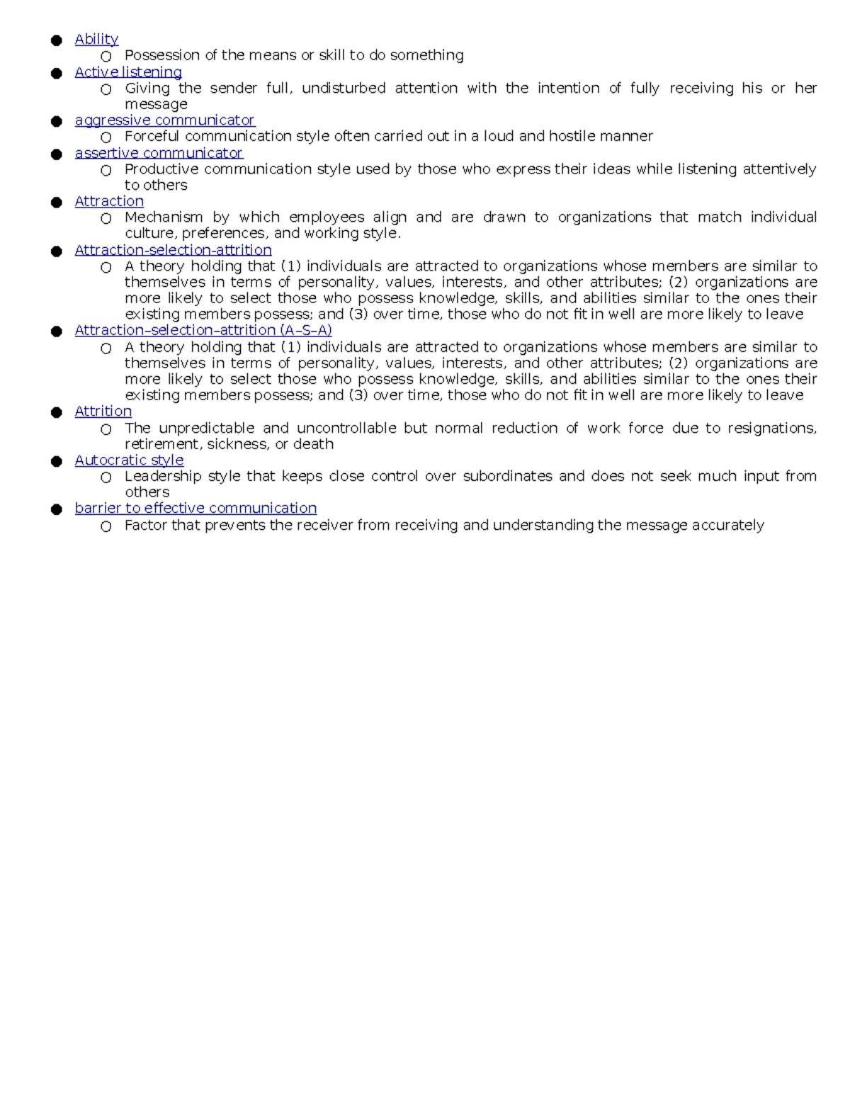 Glossary of Terms in D072 - A bility Possession of the means or skill ...