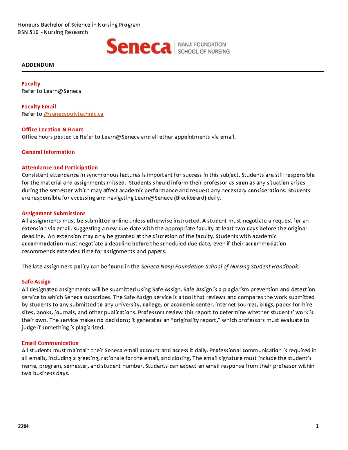BSN 510 Nursing Research: Important Addendum for Summer 2026 - Studocu