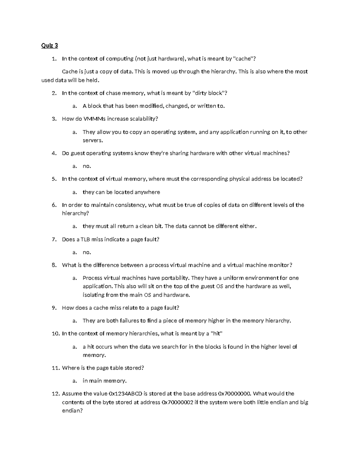 Quiz 3 & 4 - Computing Concepts Practice Materials - Studocu