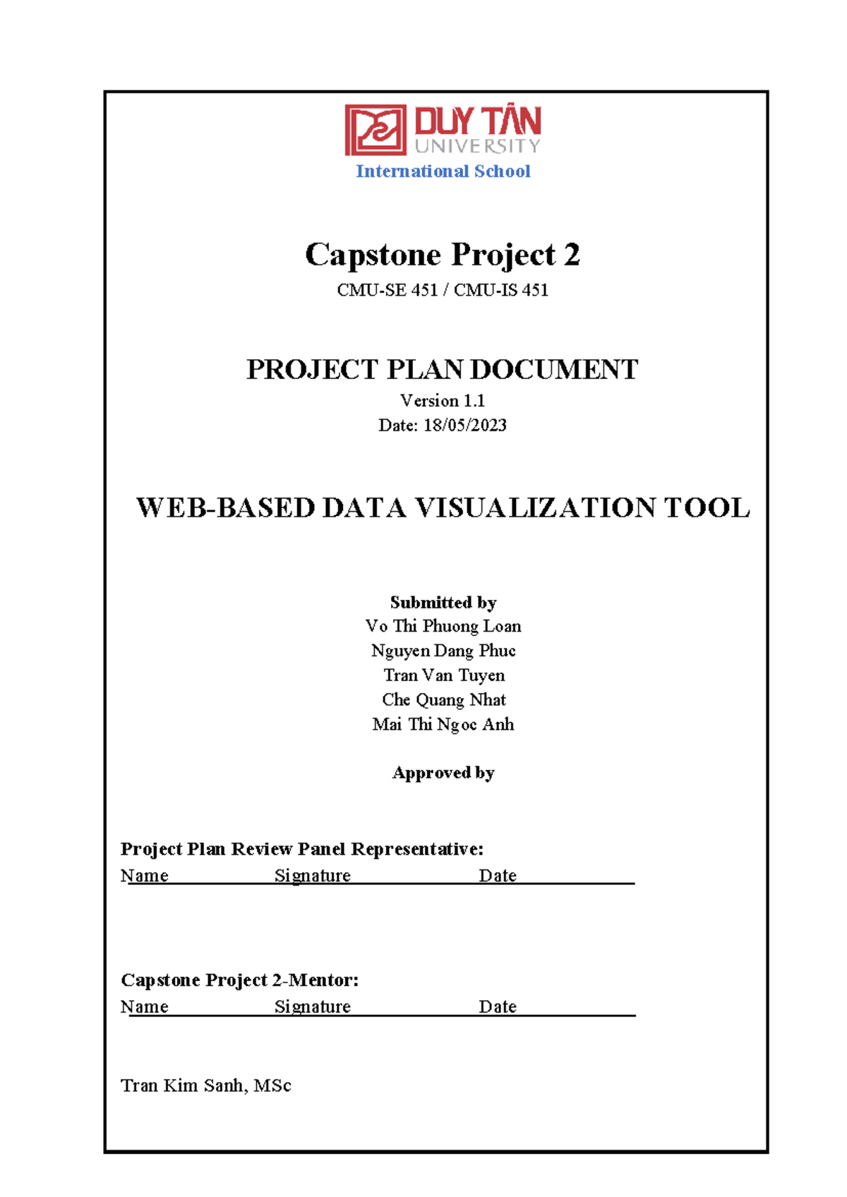 2. C2SE.12 Project Plan DVT - International School Capstone Project 2 ...