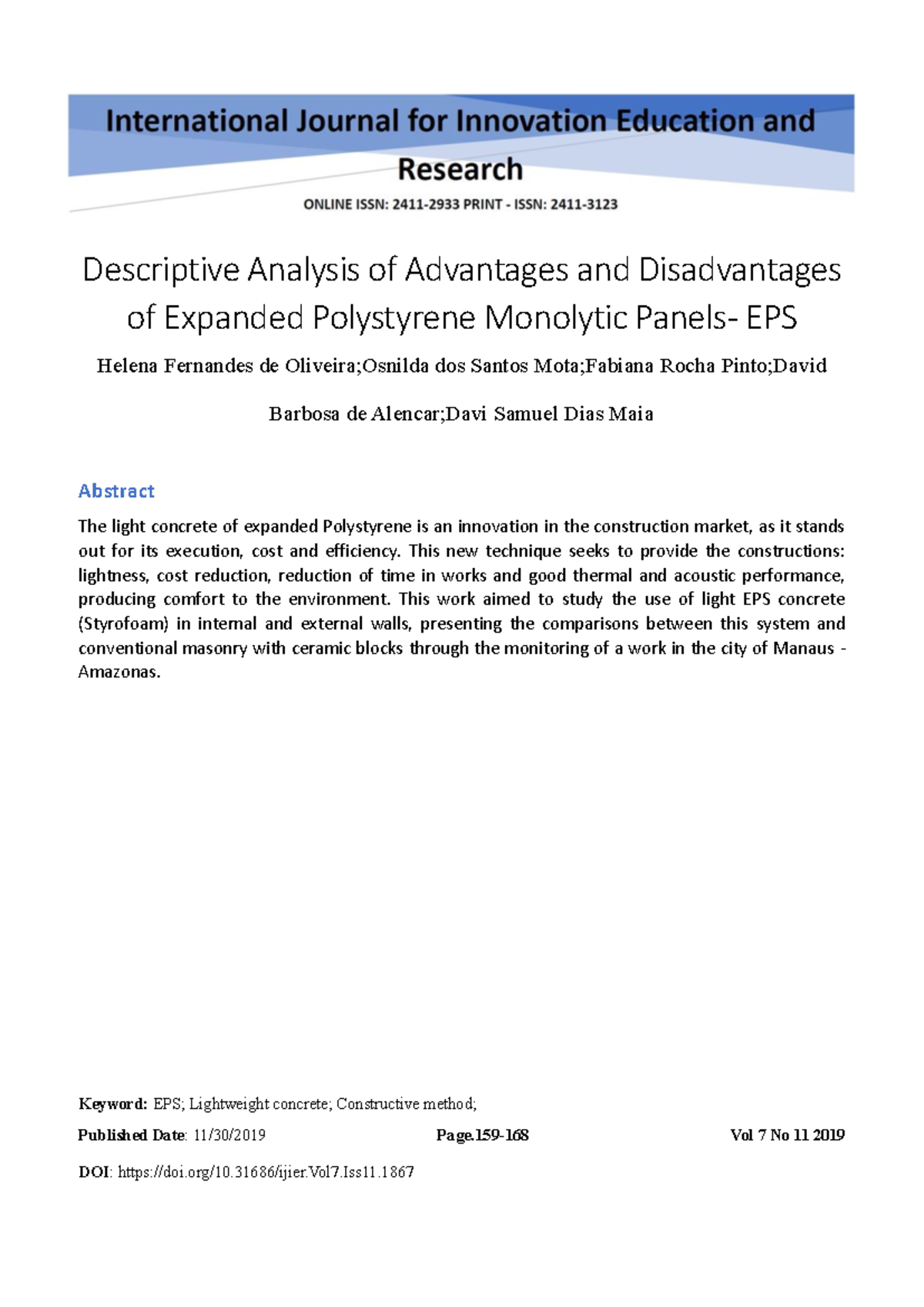 EPS.Descriptive Analysis of Advantages and Disadvantages of EPS ...