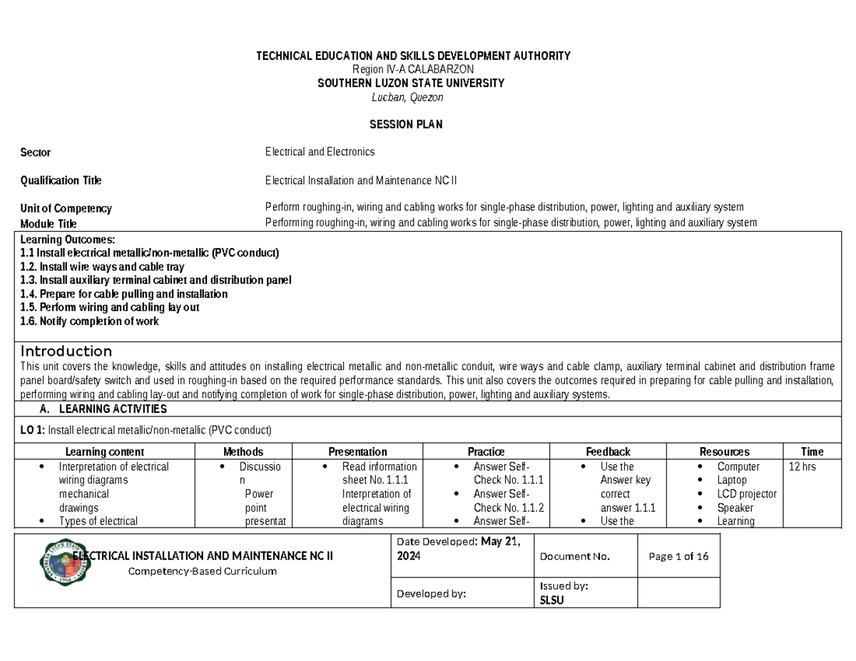 Group 1 Final Short - TECHNICAL EDUCATION AND SKILLS DEVELOPMENT ...