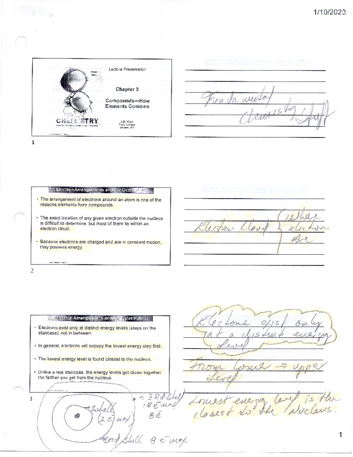 Chapter 3 Notes - CHM1032 - Studocu
