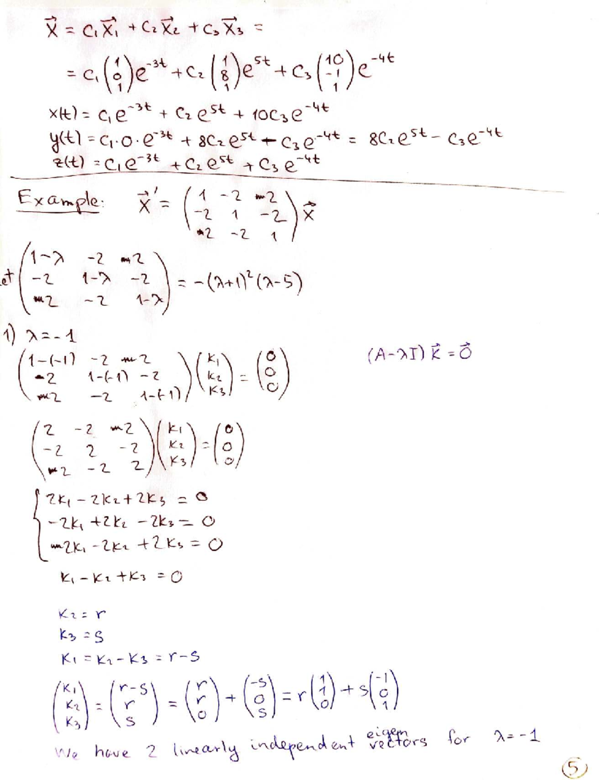 Lecture 21 - Linear Independence and Vector Calculations - Studocu