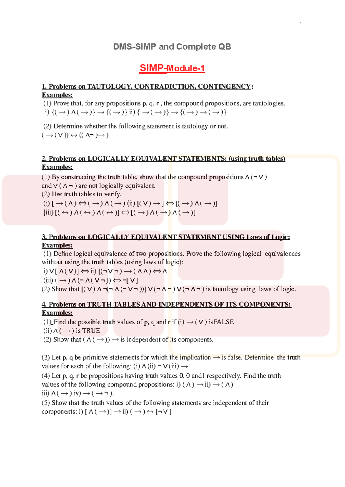 DMS-SIMP and Complete QB (1)pdf - DMS-SIMP and Complete QB SIMP-Module ...