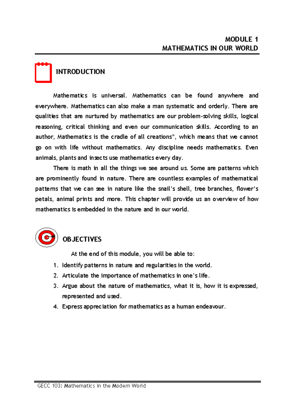 MMW Module Final Exam Notes: Mathematics in Our World (Ch. 1-3) - Studocu