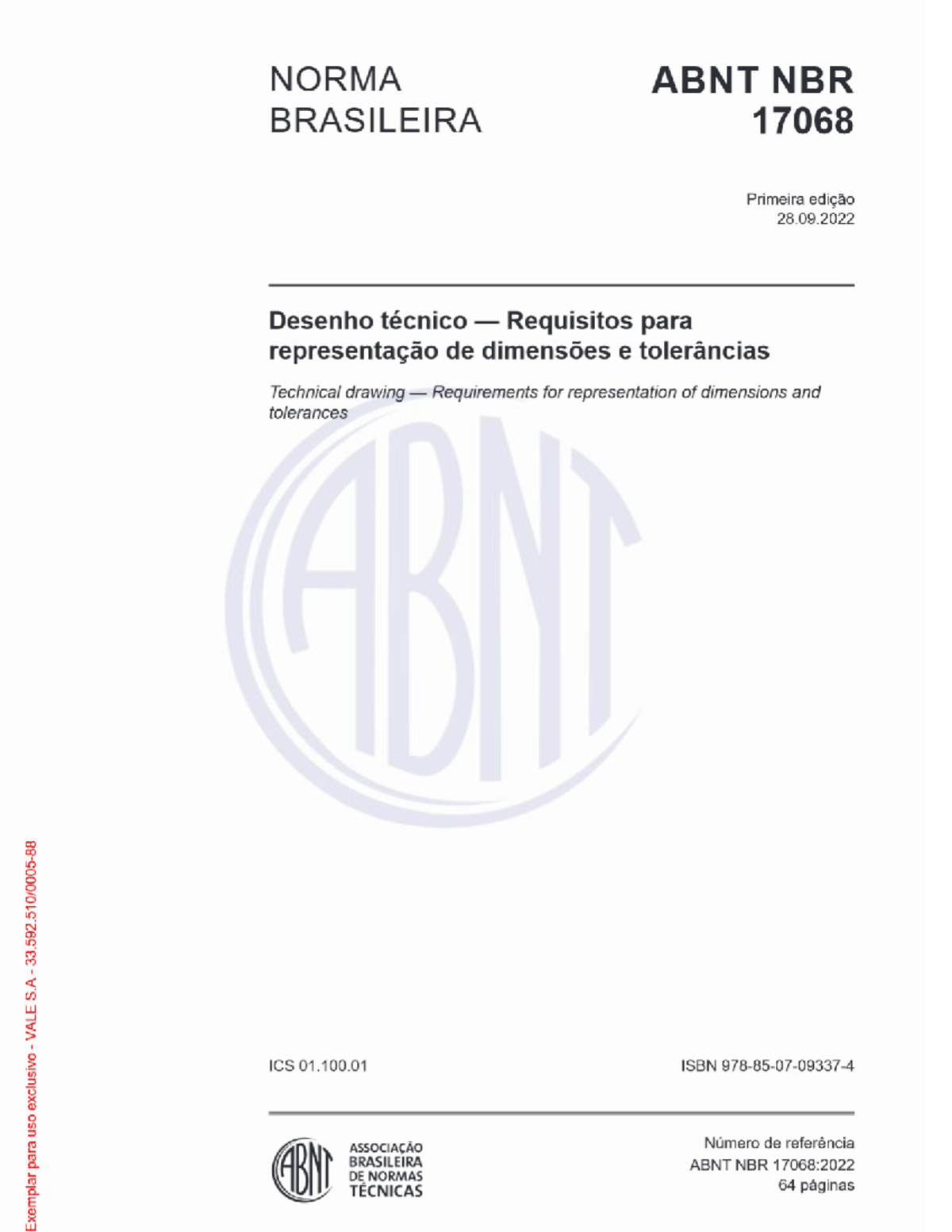 New Title: NBR 17068 Analysis and Implementation Guide - Studocu