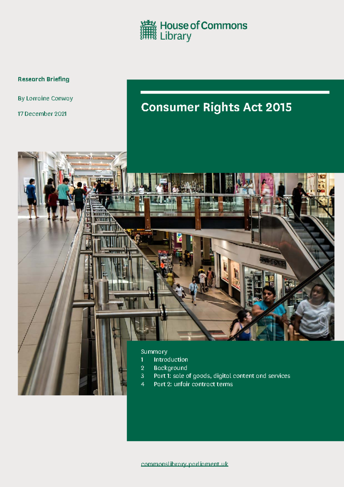 Consumer Rights Act 2015 Overview: Key Protections and Changes - Studocu