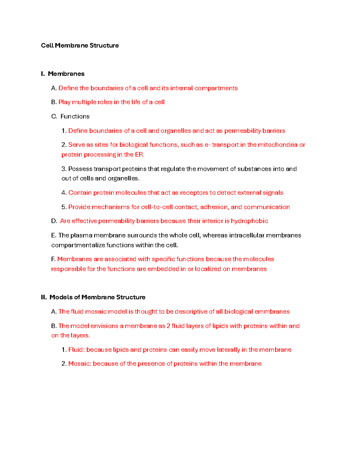 Membrane Structure and Function: Proteins and Lipids Overview (Bio 101 ...