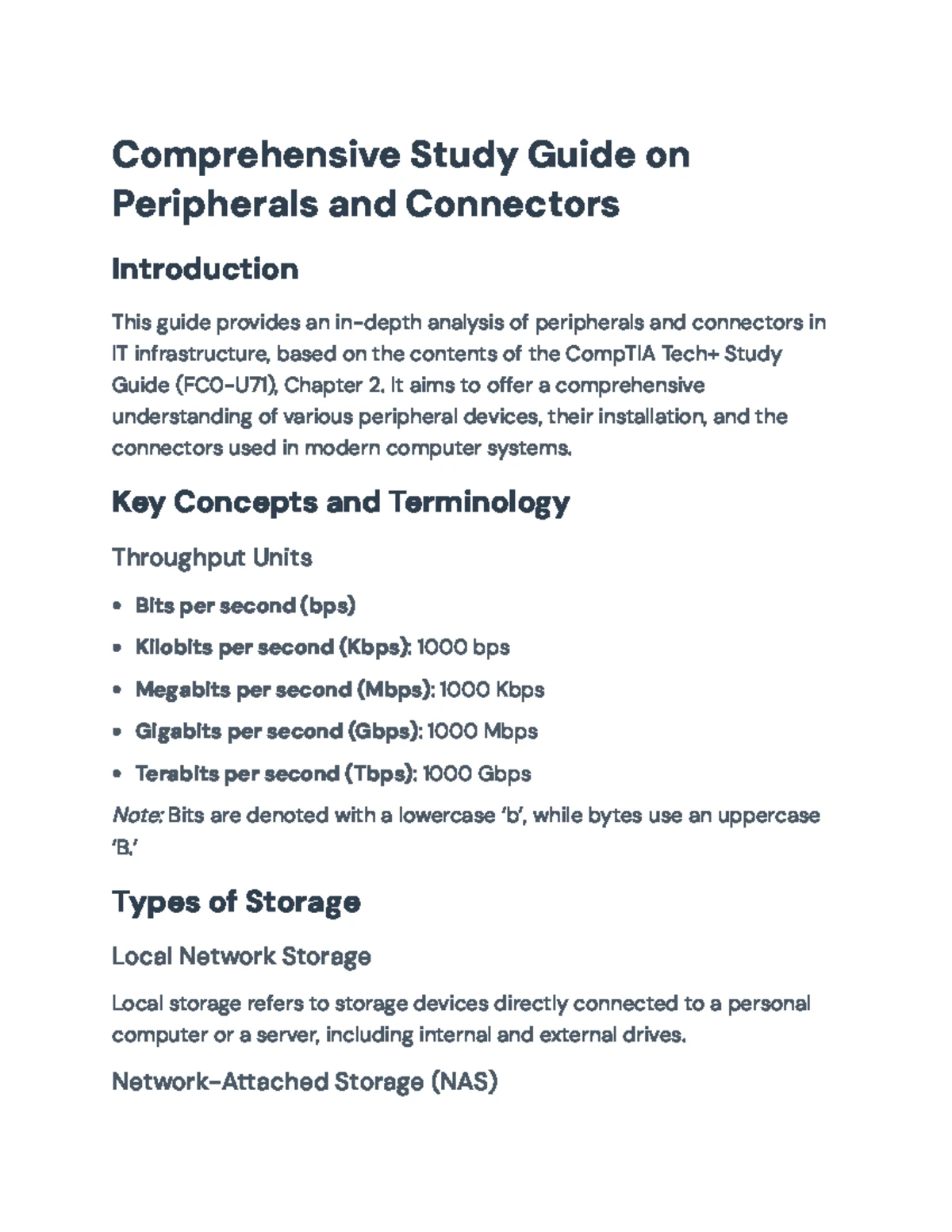 Peripheral Devices and Their Role in Computer Functionality: A Study on ...