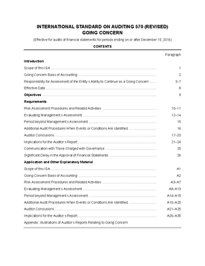 ISA 705 (Revised): Modifications to the Opinion in Independent Reports ...