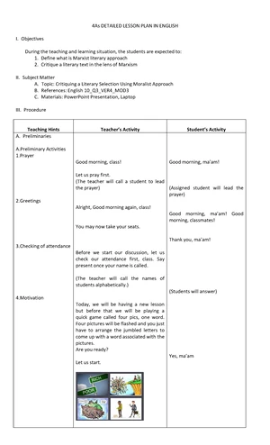 English for Academic and Professional Purposes - DAILY LESSON PLAN IN ...