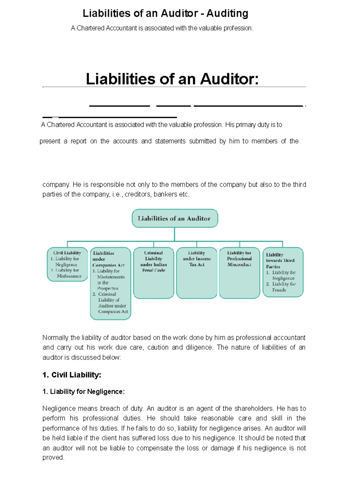 Corporate Governance Notes (NANAK EDUCATION POINT) - Unit 1 & 2 ...