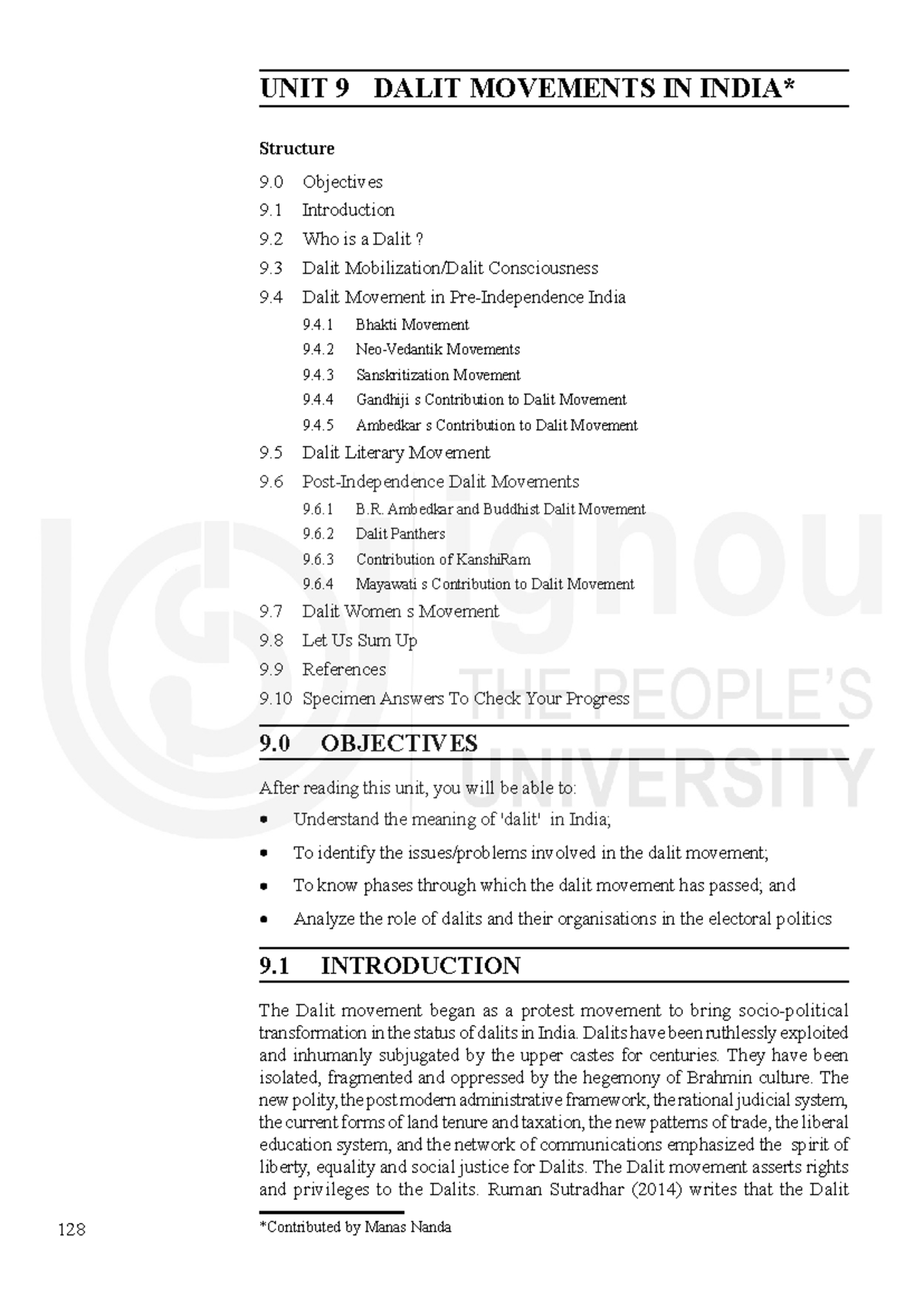Unit 9: Dalit Movements in India - Resistance, Mobilisation, and Change ...