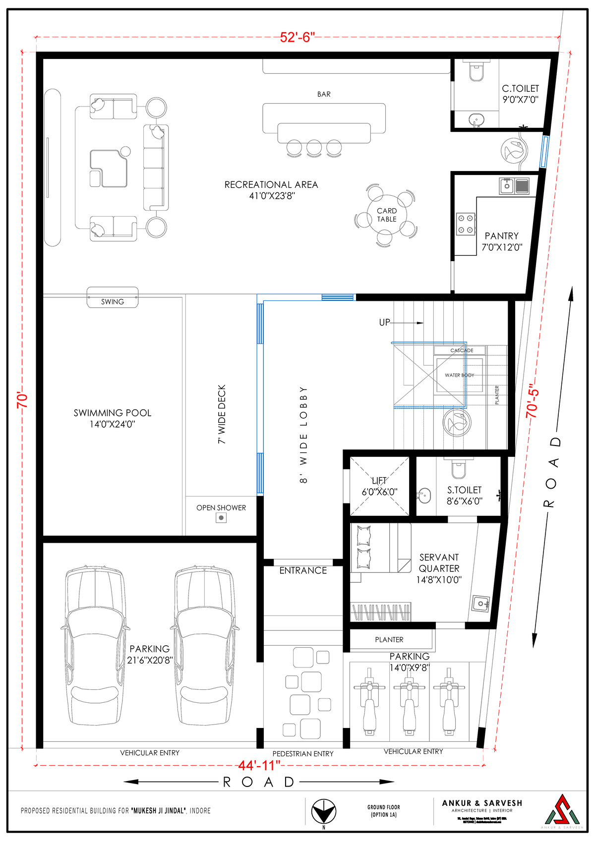 Proposed Residential Building Plan (Option 1A) - Indore 2026 - Studocu