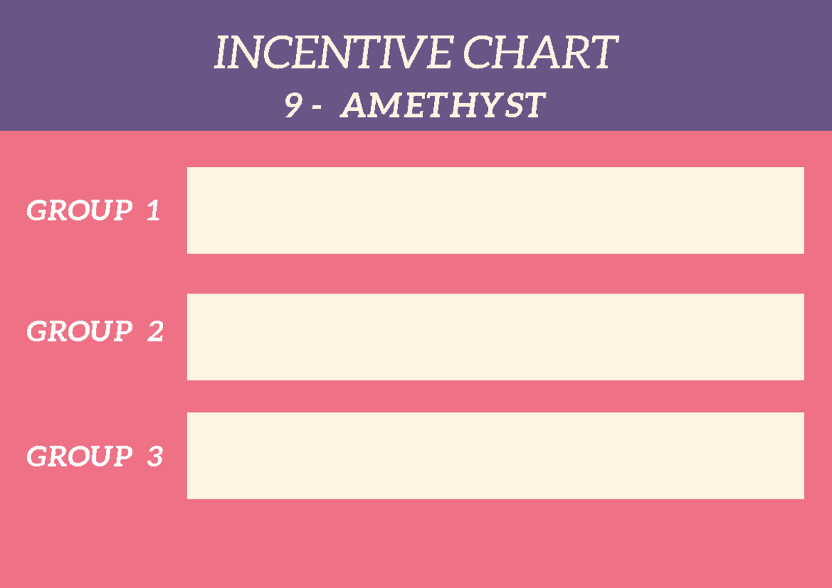 Violet and Pink Patterned Stars Incentive Reward Chart - Bachelor of ...
