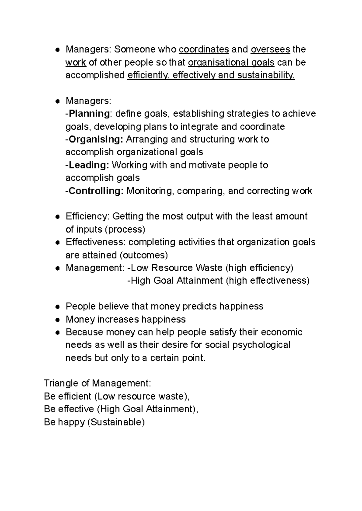 Management Concepts and Decision-Making Strategies (MGMT 101) - Studocu