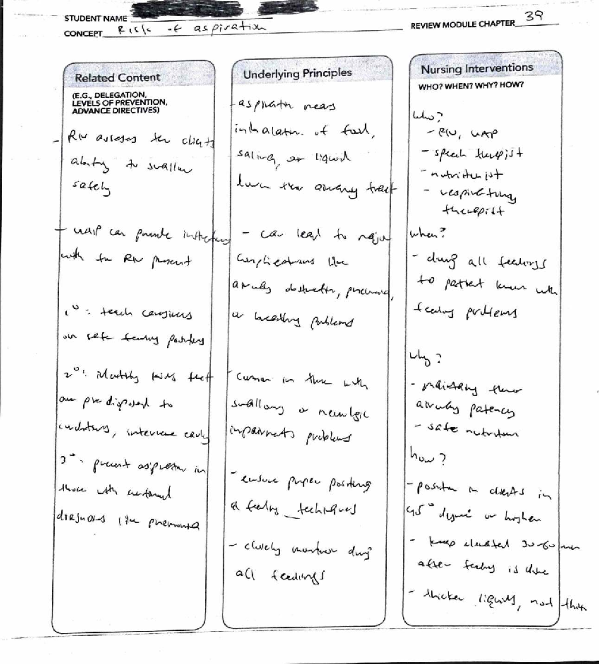 Active Learning Template BSN - .. ·Reta~a Co~~ nt '. .... - ~