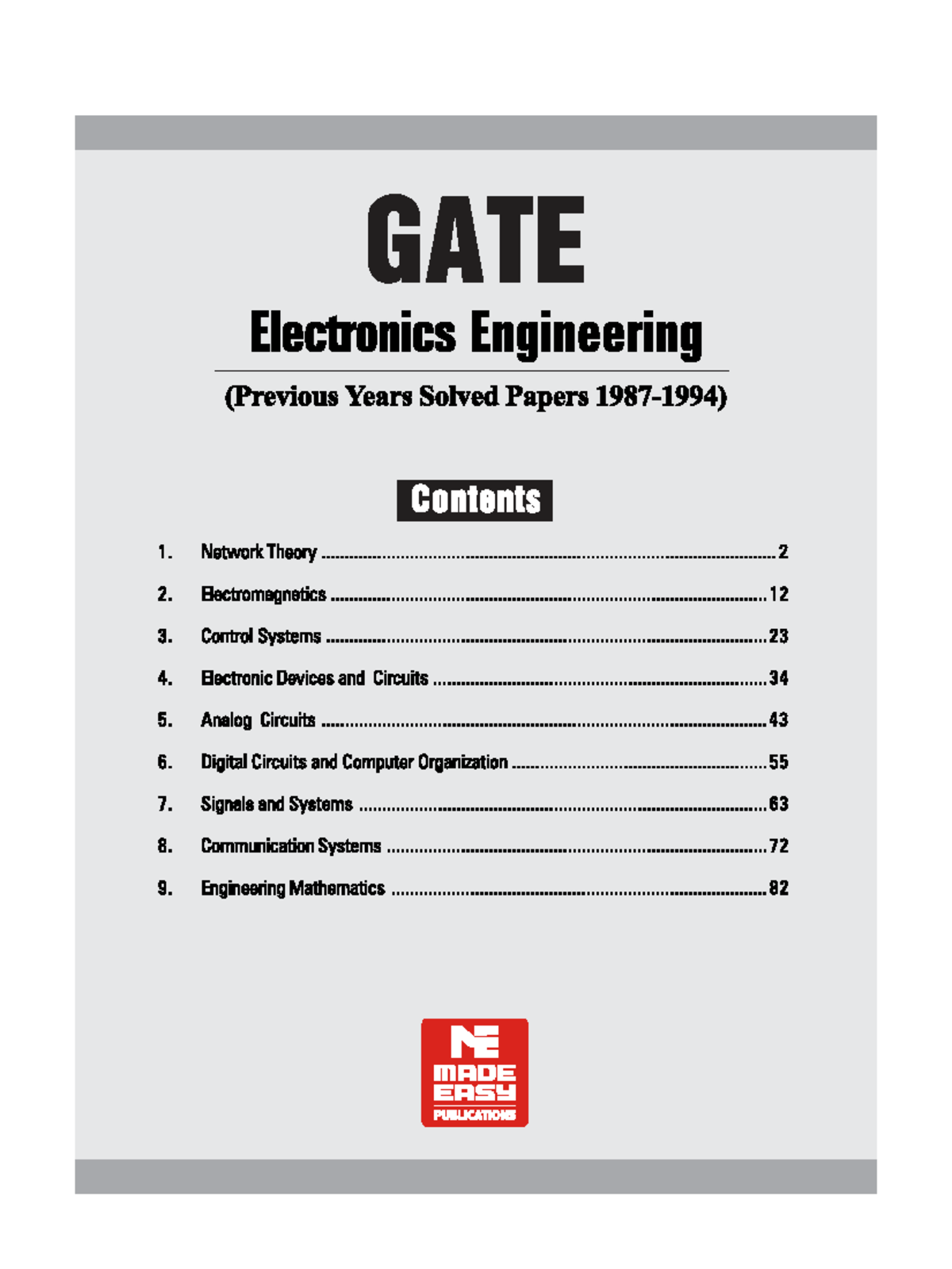 GATE EC Previous Years Solved Papers (1987-1994) - Studocu