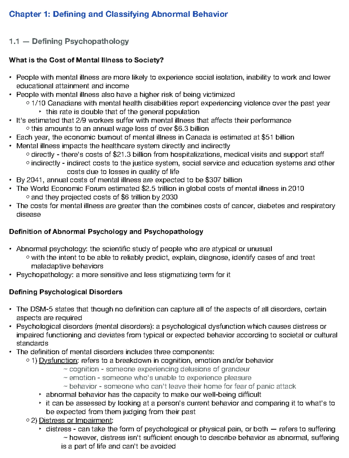Chapter 2: Historical Perspectives on Abnormal Behavior (Psych 101 ...