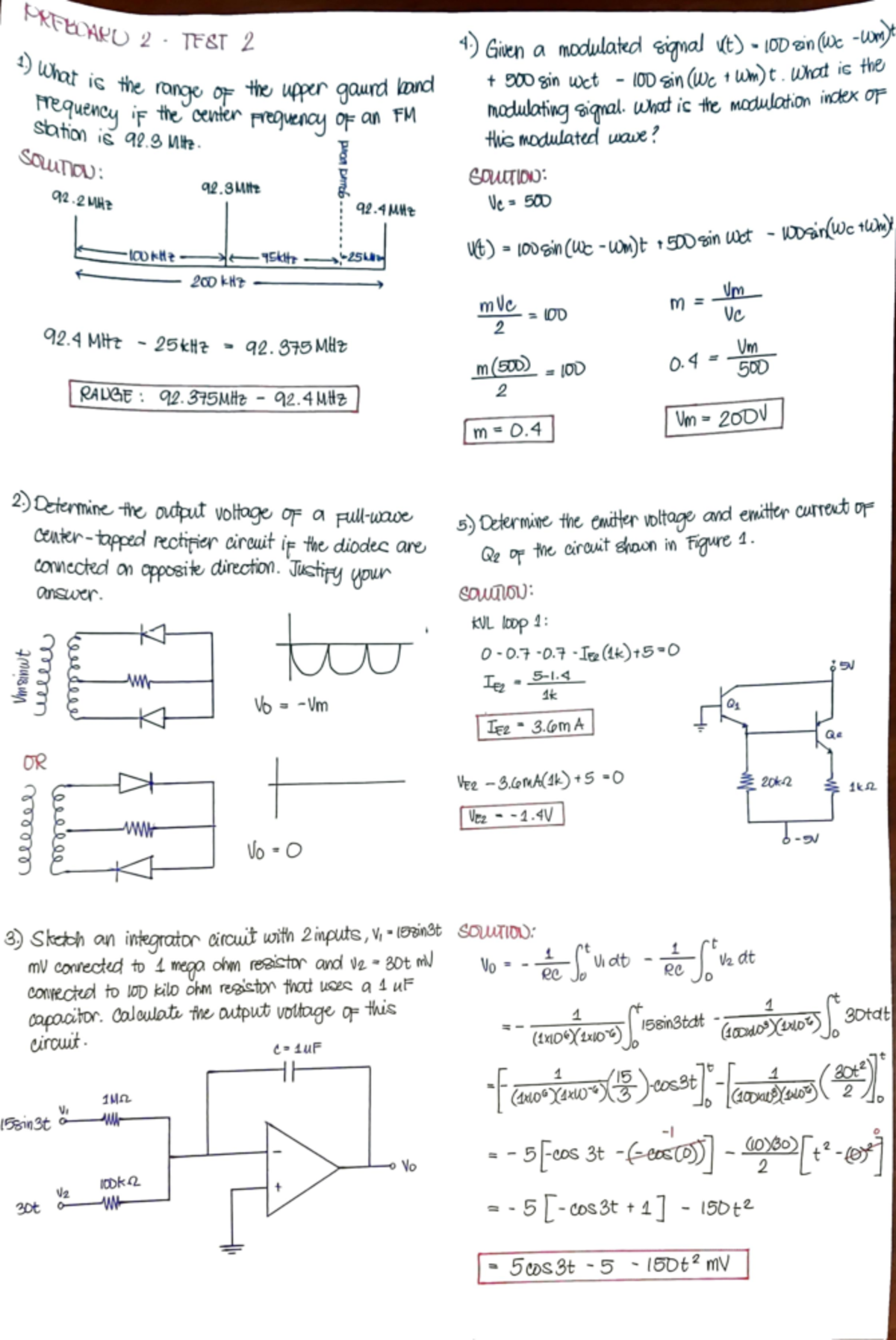 PB2 TEST 2 Answers - Preboard Exam Solutions and Calculations - Studocu
