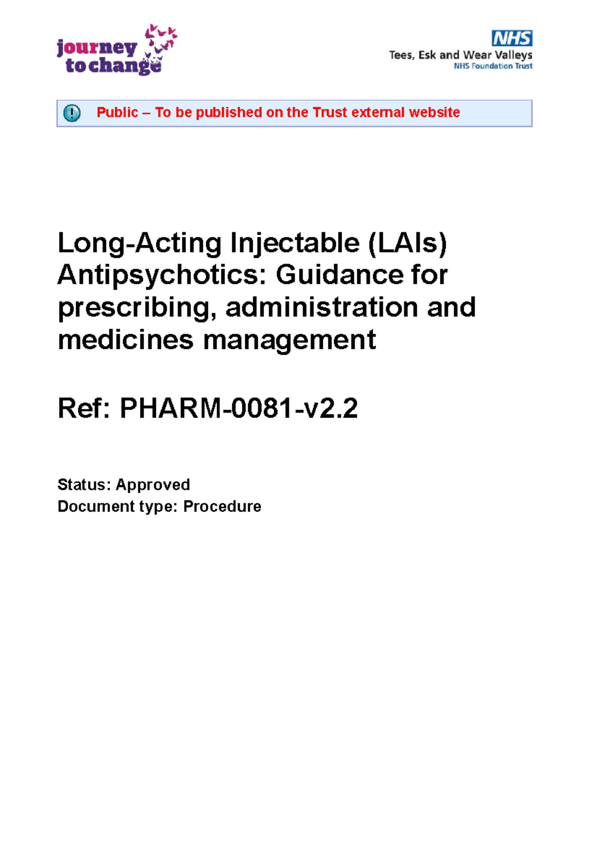 Antipsychotic Depot LAIs: Prescribing & Admin Guidelines - Studocu