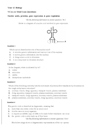 Biology Unit 4 AOS 2: Evolutionary Relationships and Genetic Changes ...