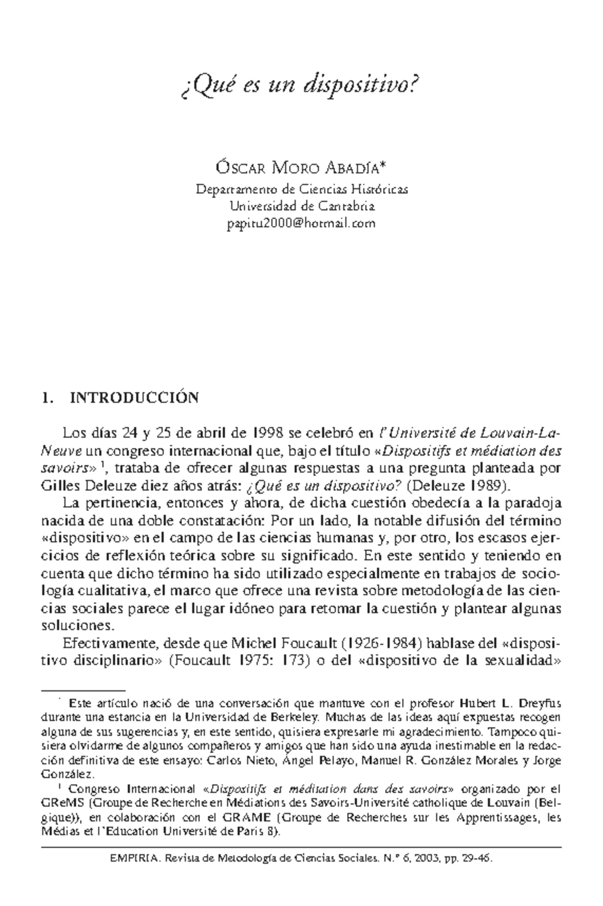 MICHEL FOUCAULT Y EL SABER PODER: Análisis y Reflexiones Críticas - Studocu