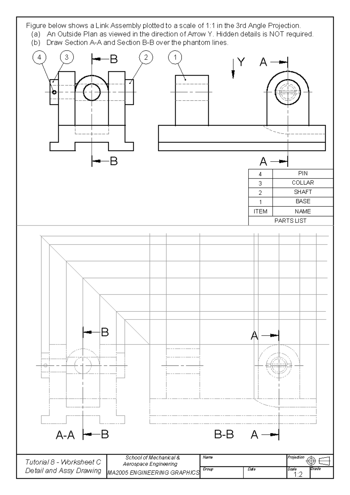 MA2005 Take-Home Assignment: Engineering Graphics Tutorial 8 Worksheet ...