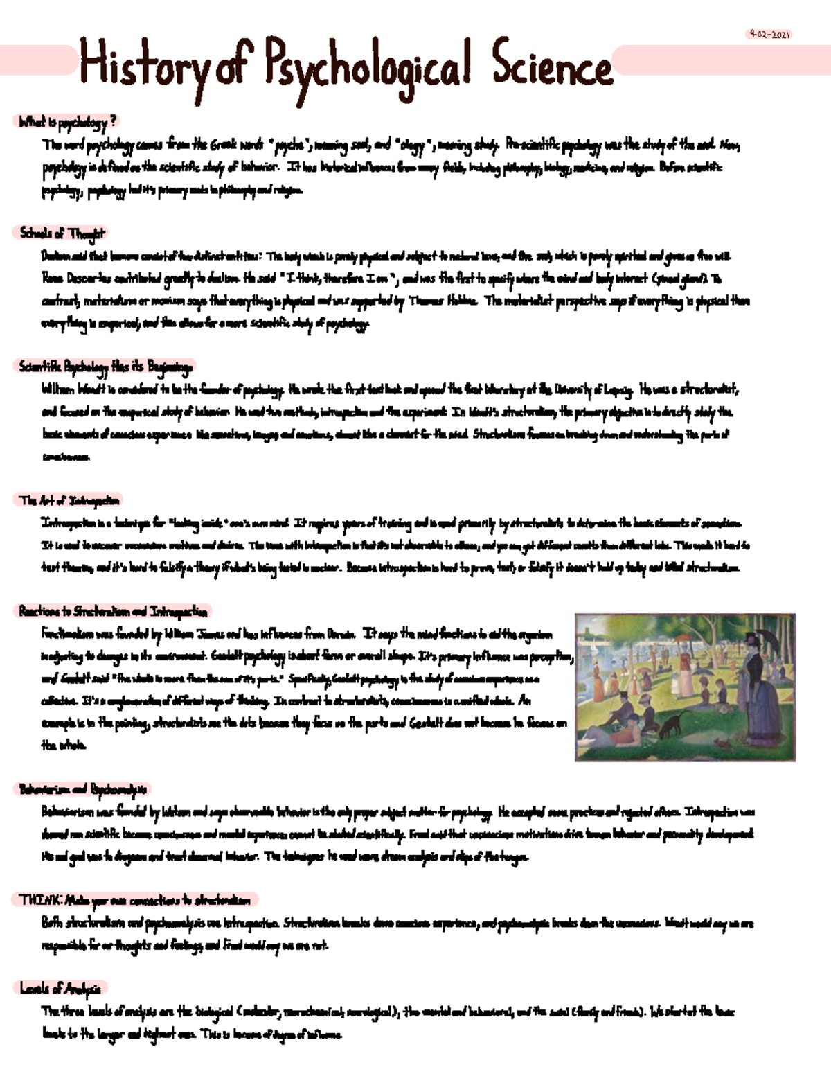 History of Psychological Sciences: From Ancient Roots to Modern Theory ...