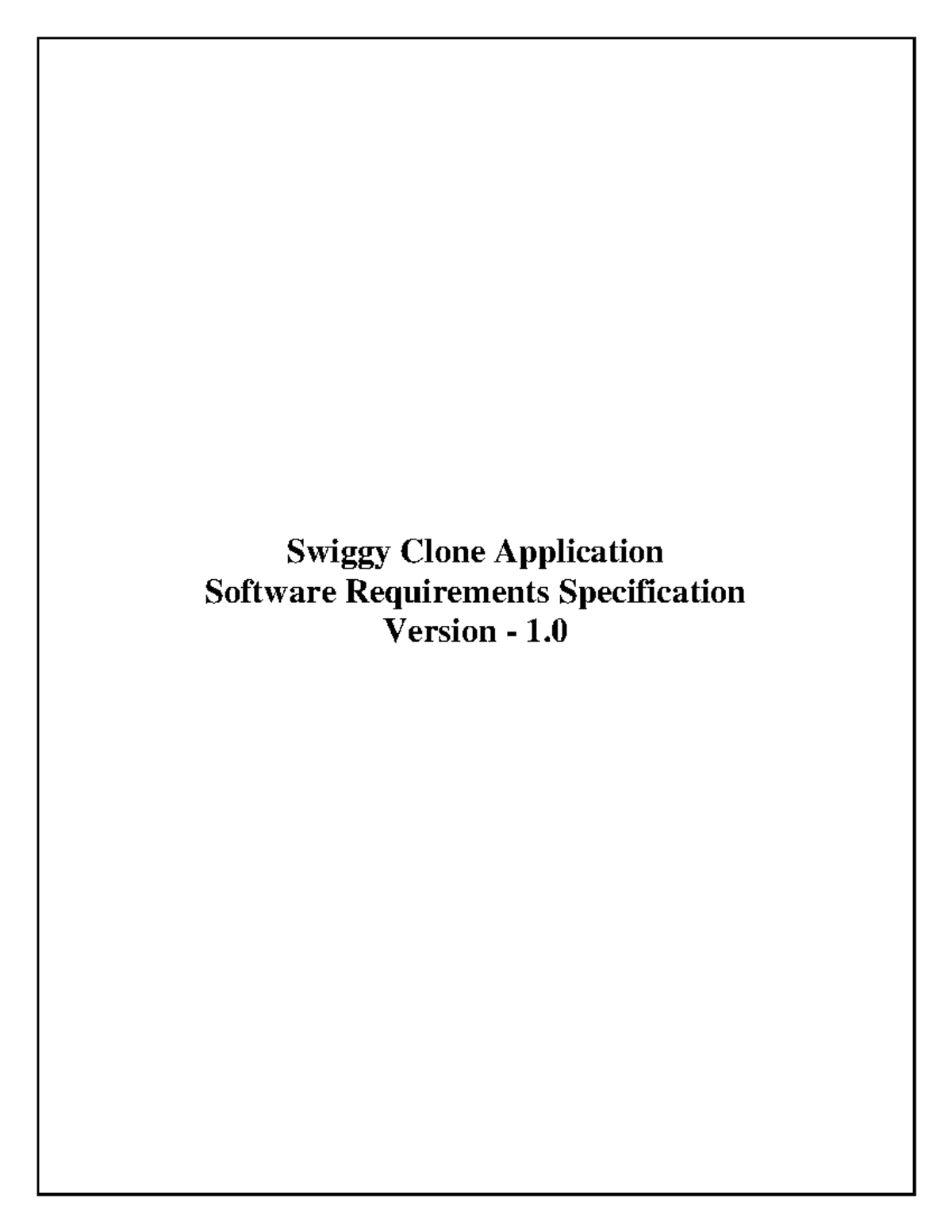 DOC-20240822-WA0003 - Software Engineering pratical SRS - Swiggy Clone ...