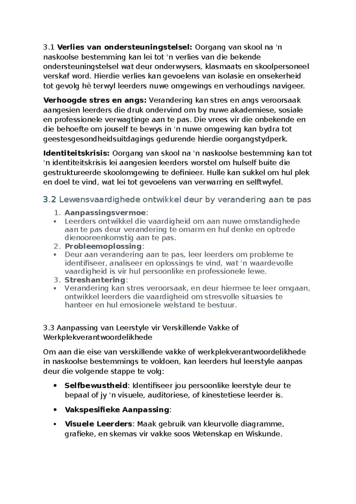 G12 - Lewensvaardighede: Aanpassing, Veerkragtigheid & Loopbaankeuses ...