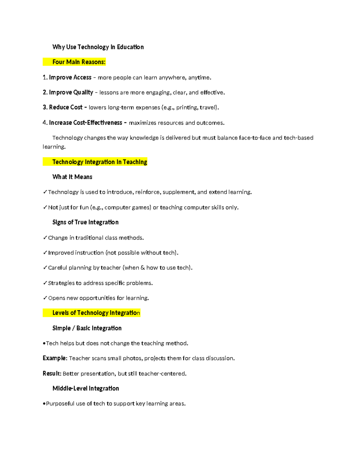 Educational Technology Review: Key Concepts and Integration Strategies ...