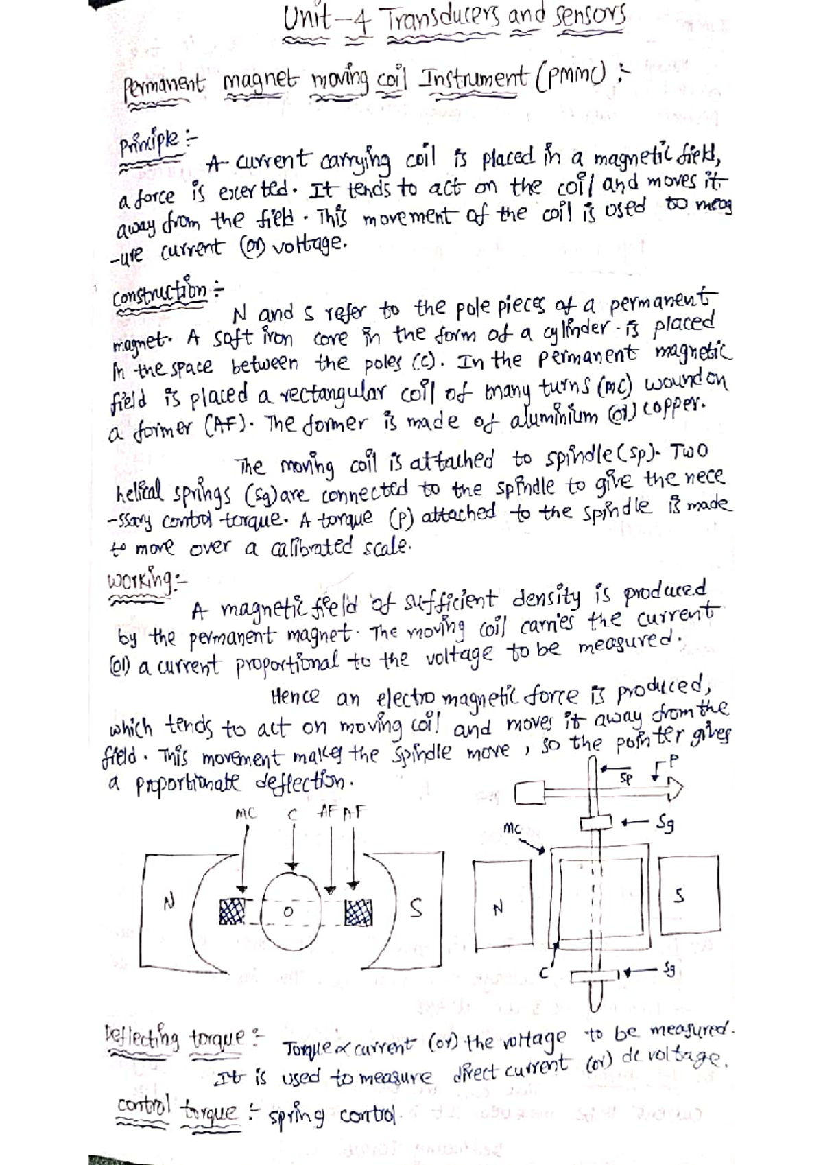 Unit4 EEE - Useful notes for University Test Preparation - Transducers ...