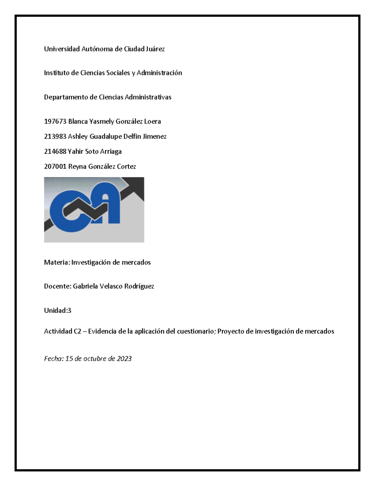 C2-5: Investigación de Mercados sobre Burritos Crisóstomo - Document Preview