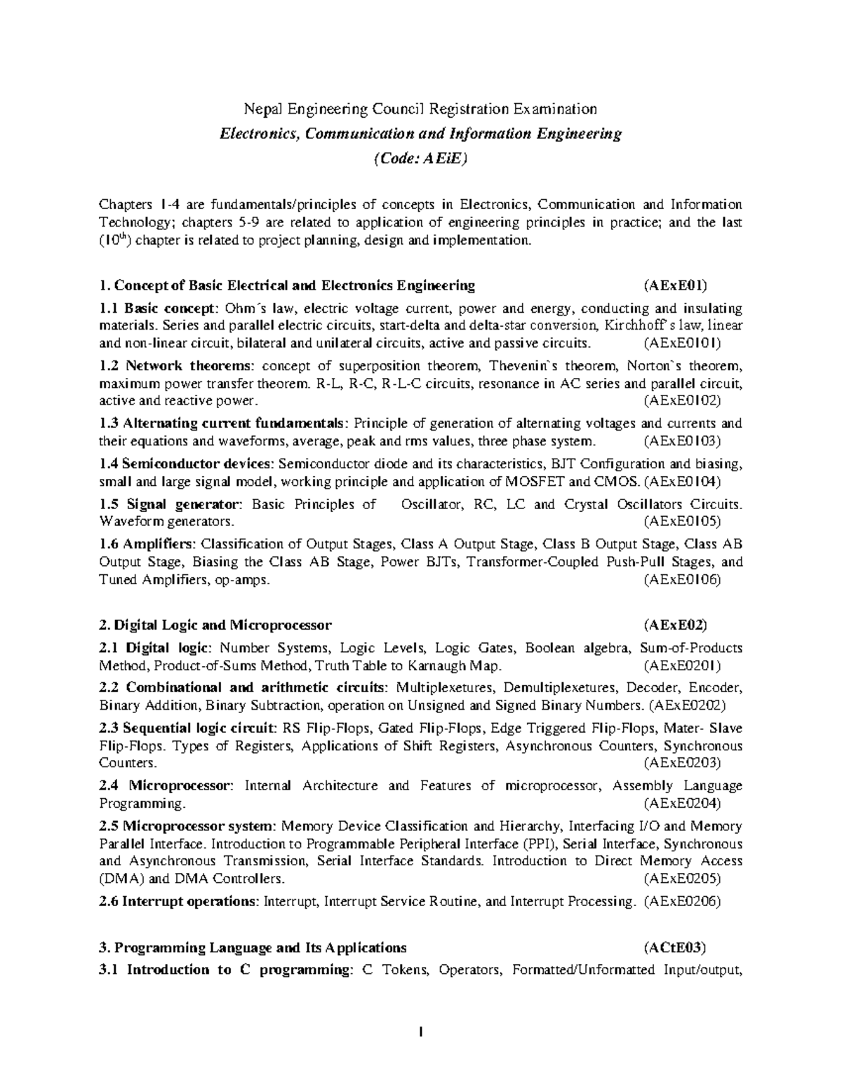 Electronics, Communication & Information Engineering Concepts (Code ...