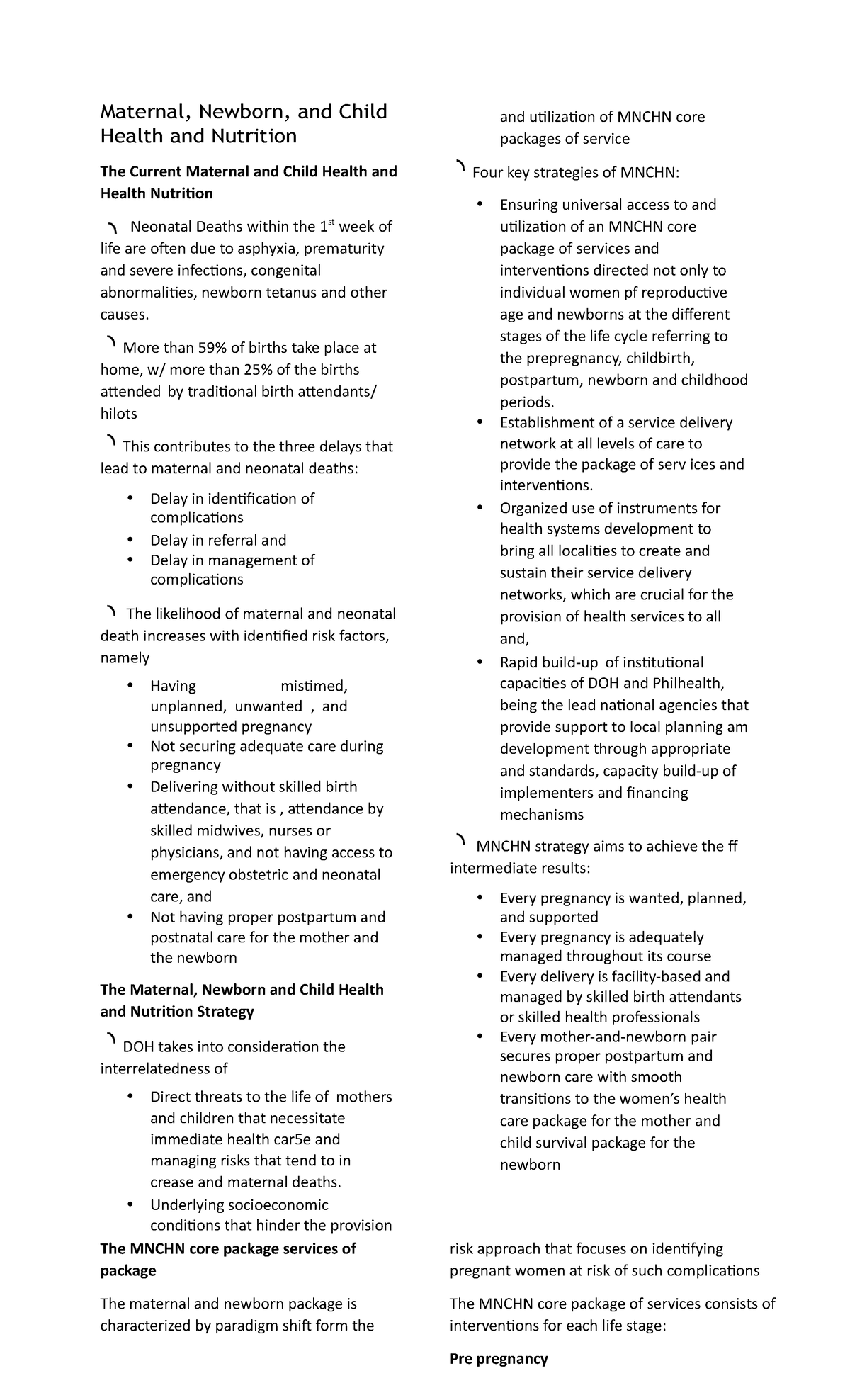 Maternal, Newborn & Child Health Nutrition: Key Insights & Strategies ...