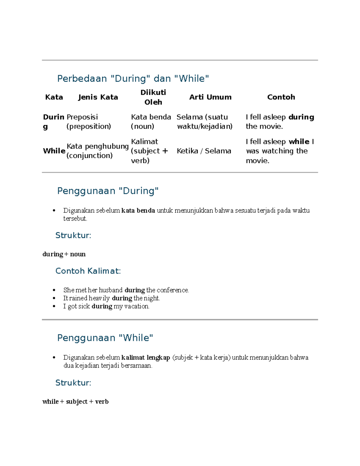 📘 Grammar Lecture Notes: Using 