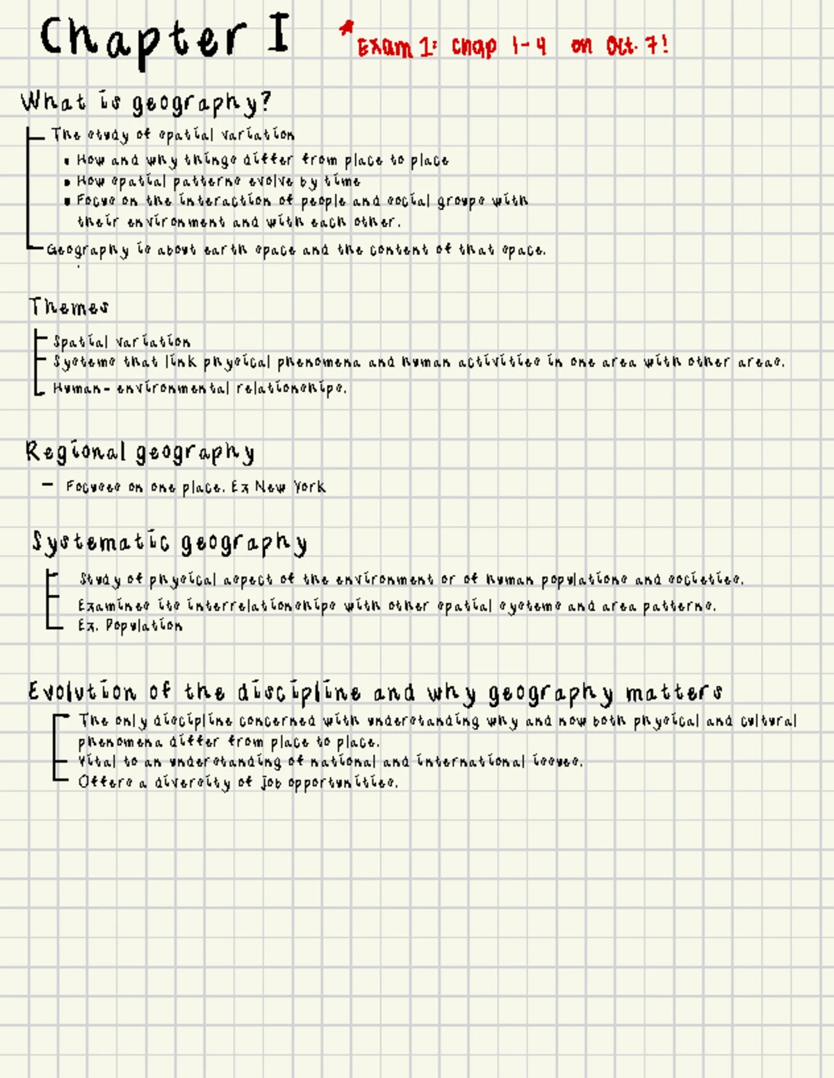 GEOG 101 People and their Environment Chapter 3 Study Guide #3 - 5 ...