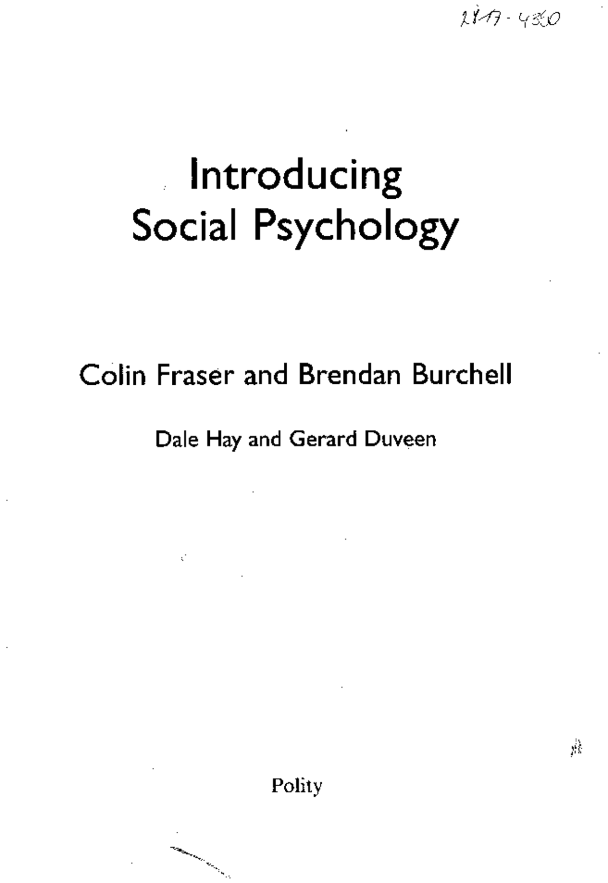 Social Psychology Overview: Key Concepts and Theories (PSY 101) - Studocu