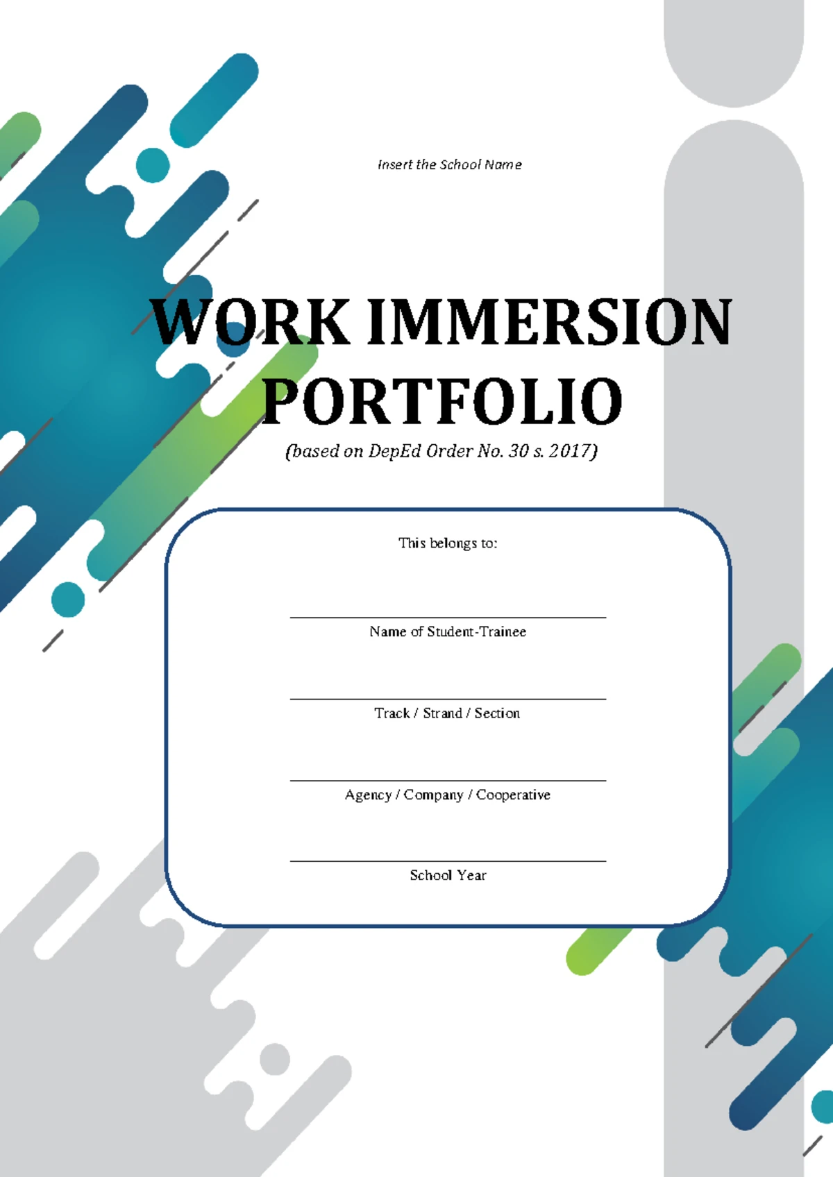 464952381 Letter FOR WORK Immersion docx - REQUEST LETTER FOR WORK ...