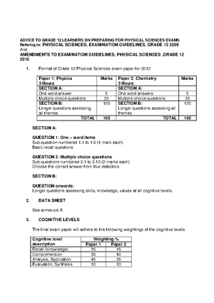 LIFE Sciences Grade 12 Study Notes P2 - LIFE SCIENCES GRADE 12 - PAPER ...