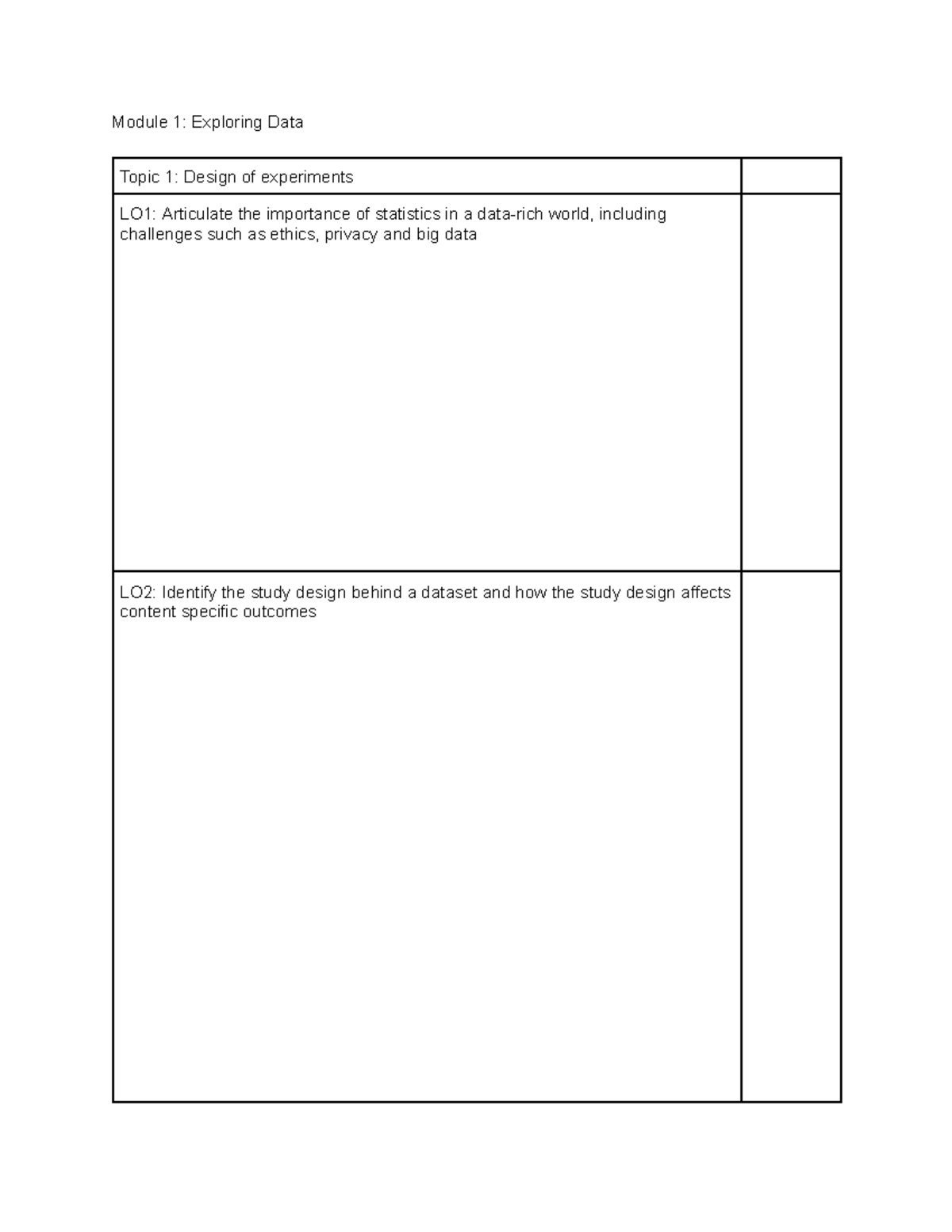 DATA1001 Exam Revision: Key Concepts in Data and Statistics - Studocu