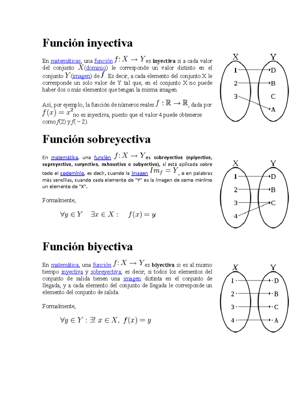 432439923 Funciones Inyectivas, Sobreyectivas y Biyectivas en ...