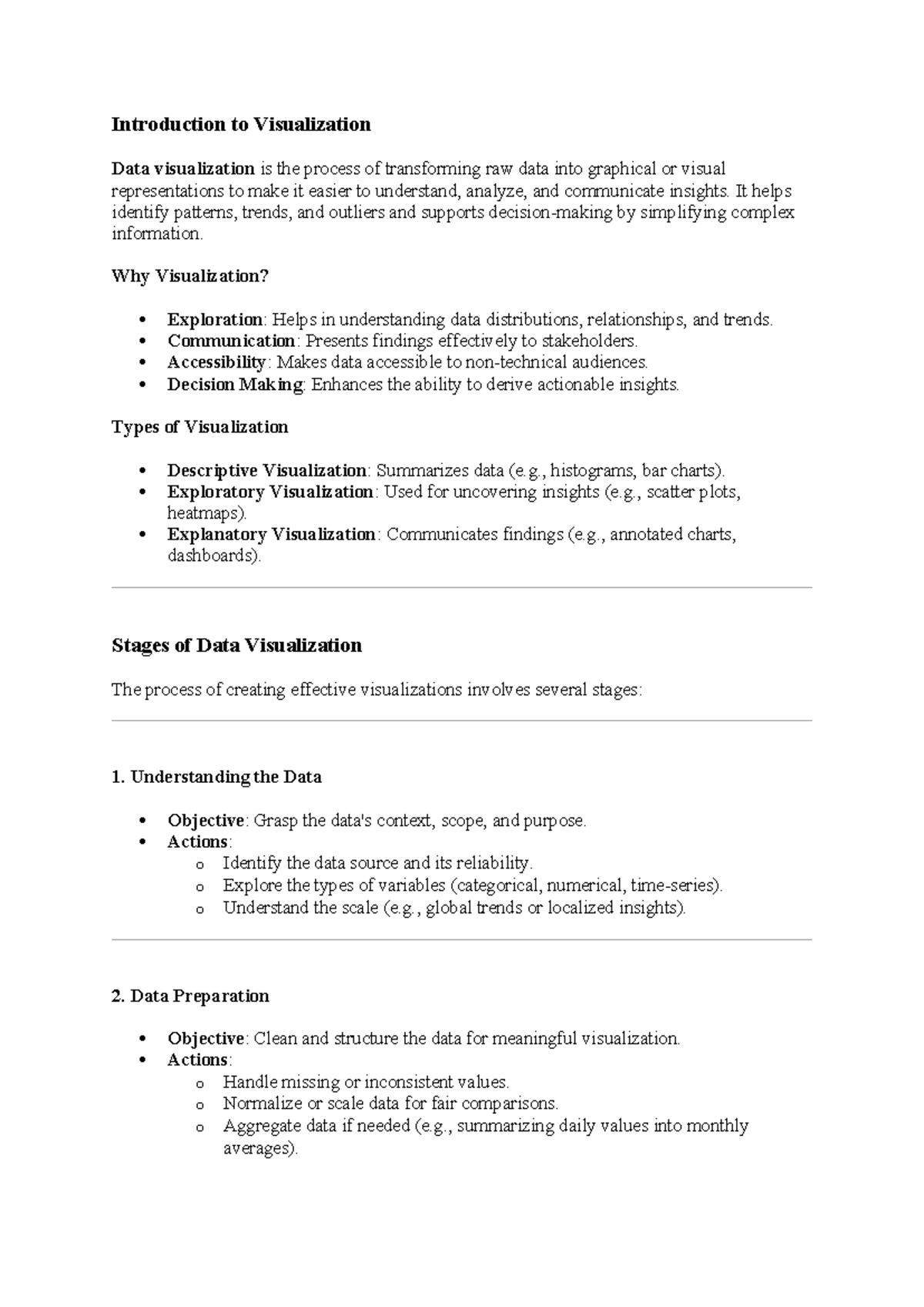 DA Notes UNIT 5 DS - Introduction to Visualization ####### Data ...